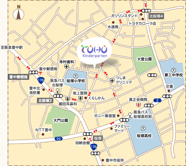 園周辺地図の詳細MAP